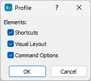 &nbsp;Export Profile Settings