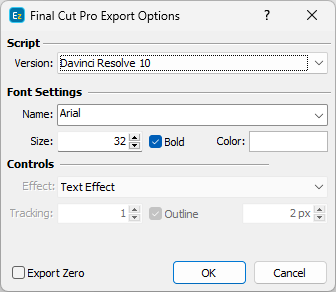DaVinci Resolve export options DaVinci Resolve export options