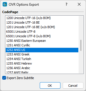 Export Configuration Export Configuration