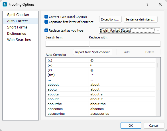 Auto Correct Auto Correct
