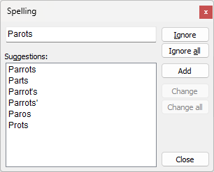 Spell Check Spell Check