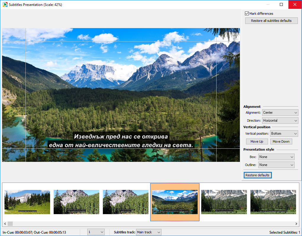 &nbsp;Subtitles Preview