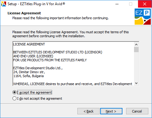 &nbsp;License Agreement