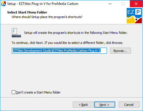&nbsp;Start Menu folder&nbsp;